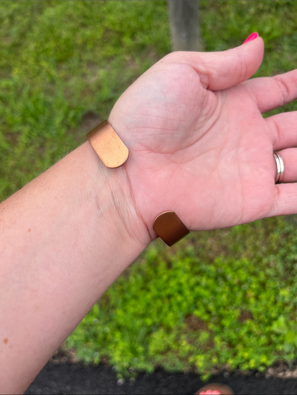 Kim pure copper bracelet - Picture 2 of 3